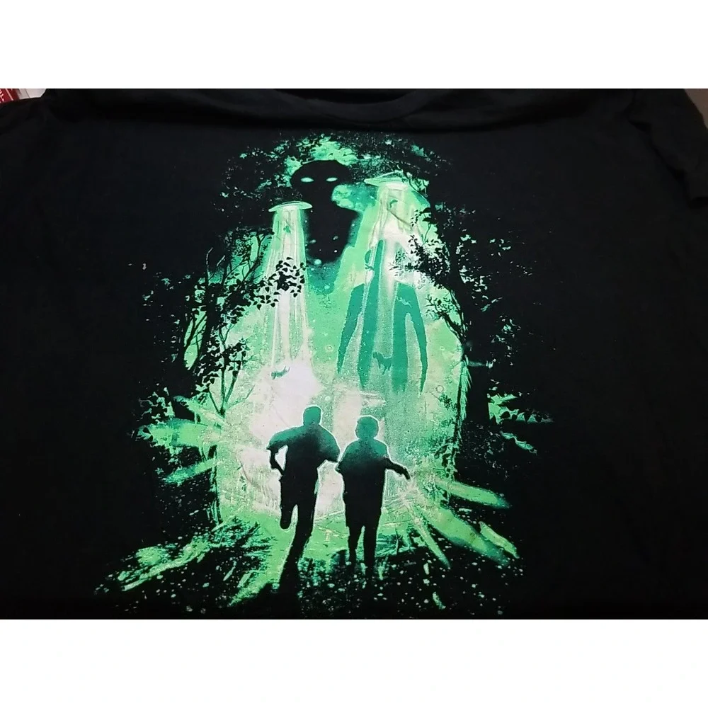 The X Files Aliens TV Show Black Graphic T Shirt Sz Large Lootcrate Short Sleeve